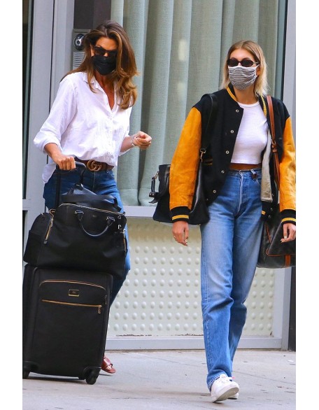 Kaia Gerber Sports the Best Ever Nail Bomer Jacket
