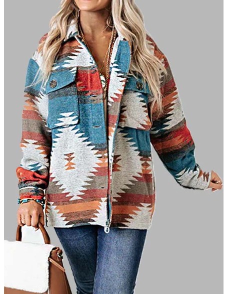 Heartland Amy Fleming Aztec Shirt Jacket
