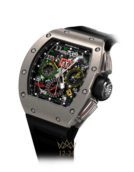 replica Richard Mille Men's Collection Mens Watch RM 11-02 Flyback Chronograph Dual Time Zone