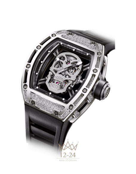 replica Richard Mille Limited Editions Mens Watch RM 052 Skull Diamonds