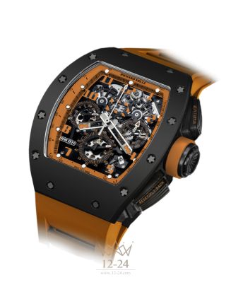 replica Richard Mille Limited Editions Mens Watch RM 011 Flyback Chronograph Orange Storm