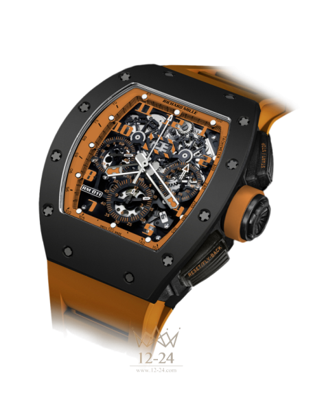 replica Richard Mille Limited Editions Mens Watch RM 011 Flyback Chronograph Orange Storm