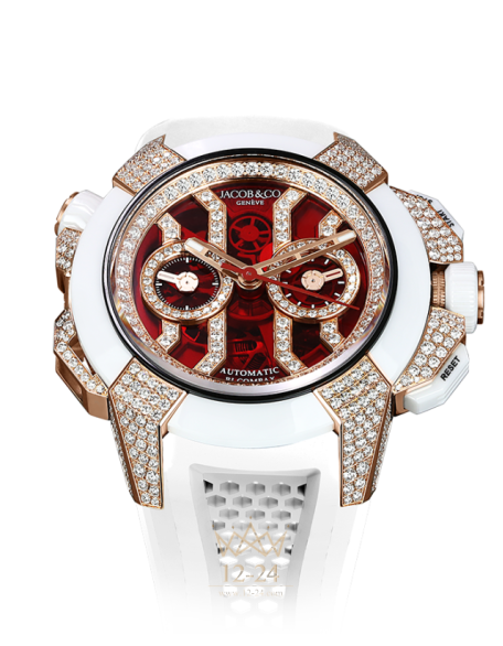 replica jacob and co High Jewelry Masterpieces Mens Watch EC412.42.RW.RD.F