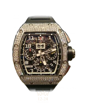 replica Richard Mille Men's Collection Mens Watch RM 011 RG Medium set Diamonds