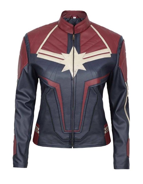 Avengers Endgame Captain Marvel Leather Jacket
