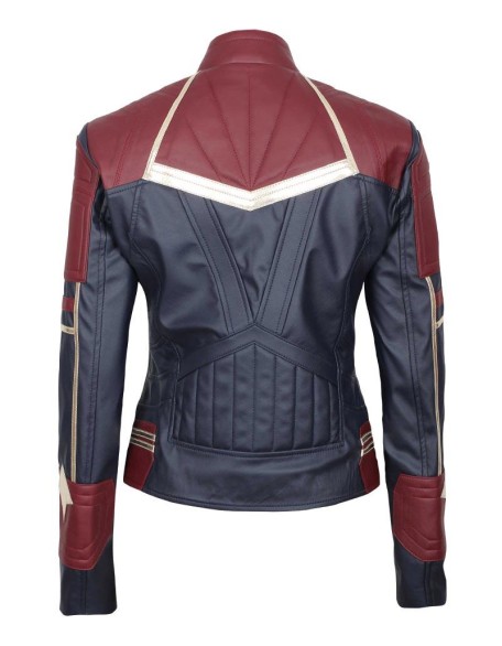 Avengers Endgame Captain Marvel Leather Jacket
