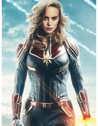 Avengers Endgame Captain Marvel Leather Jacket
