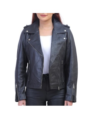 Jessica Womens Asymmetrical Jacket
