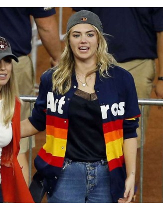 Kate Upton Astros Sweater Jacket
