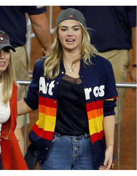 Kate Upton Astros Sweater Jacket
