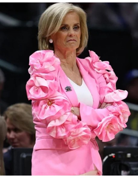 Kim Mulkey Pink Jacket
