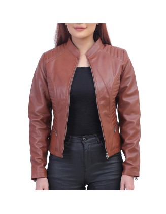 Rachel Womens Brown Padded Jacket
