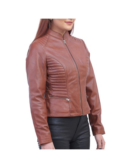 Rachel Womens Brown Padded Jacket
