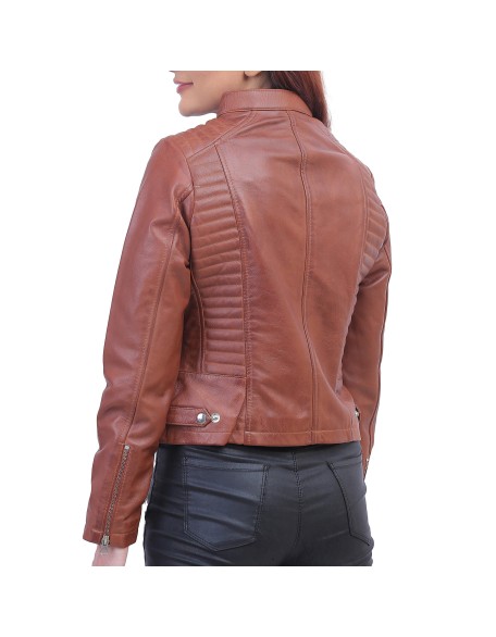 Rachel Womens Brown Padded Jacket
