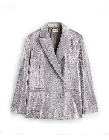 Eras Tour Taylor Swift Silver Blazer
