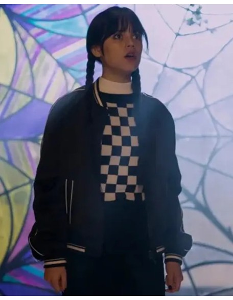 Wednesday Addams Bomber Jacket
