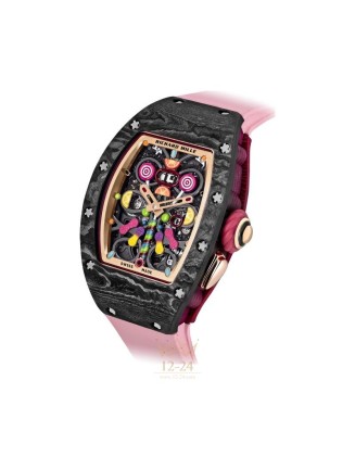 replica Richard Mille Bonbon Unisex Watch RM 37-01 Automatic Cerise