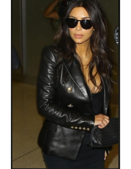 Kim Kardashian Double Breasted Jacket Blazer
