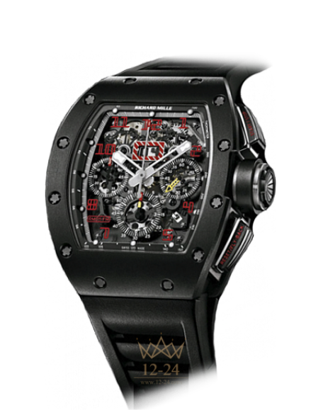 replica Richard Mille Men's Collection Mens Watch RM 011 Ti Shot Blasted