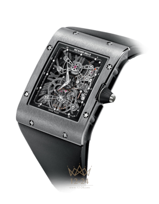 replica Richard Mille Men's Collection Mens Watch RM 017 Extra Flat Tourbillon