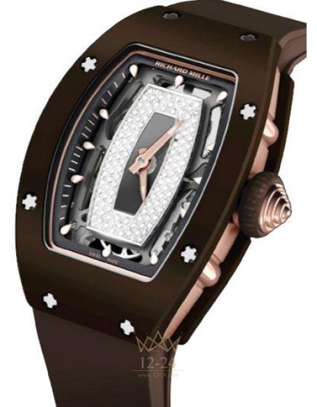 replica Richard Mille Women's Collection Womens Watch RM 07-01 TPZ-Z brown ceramic