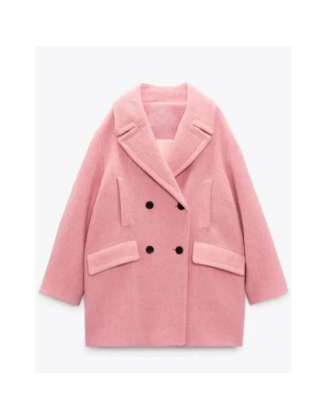 Wednesday Enid Sinclair Pink Coat
