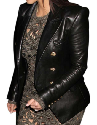 Kim Kardashian Double Breasted Jacket Blazer
