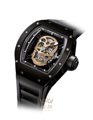 replica Richard Mille Limited Editions Mens Watch RM 52-01 Skull Tourbillon Gold