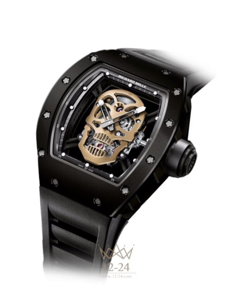 replica Richard Mille Limited Editions Mens Watch RM 52-01 Skull Tourbillon Gold